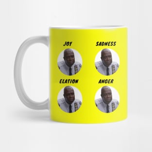 The differing emotions of Raymond Holt Mug